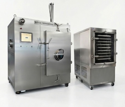 Command pharmaceutical lyophilizer with separate condenser module