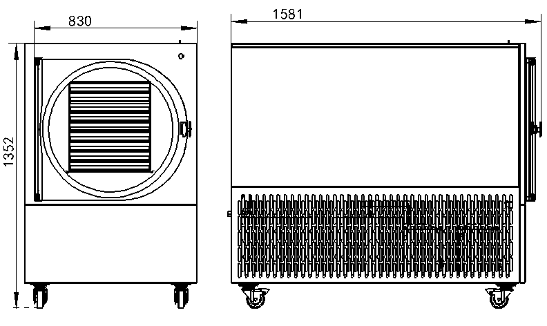 SJ-50H 70kg Commercial Food Freeze Dryer — Commercial Food Freeze Dryer reference image