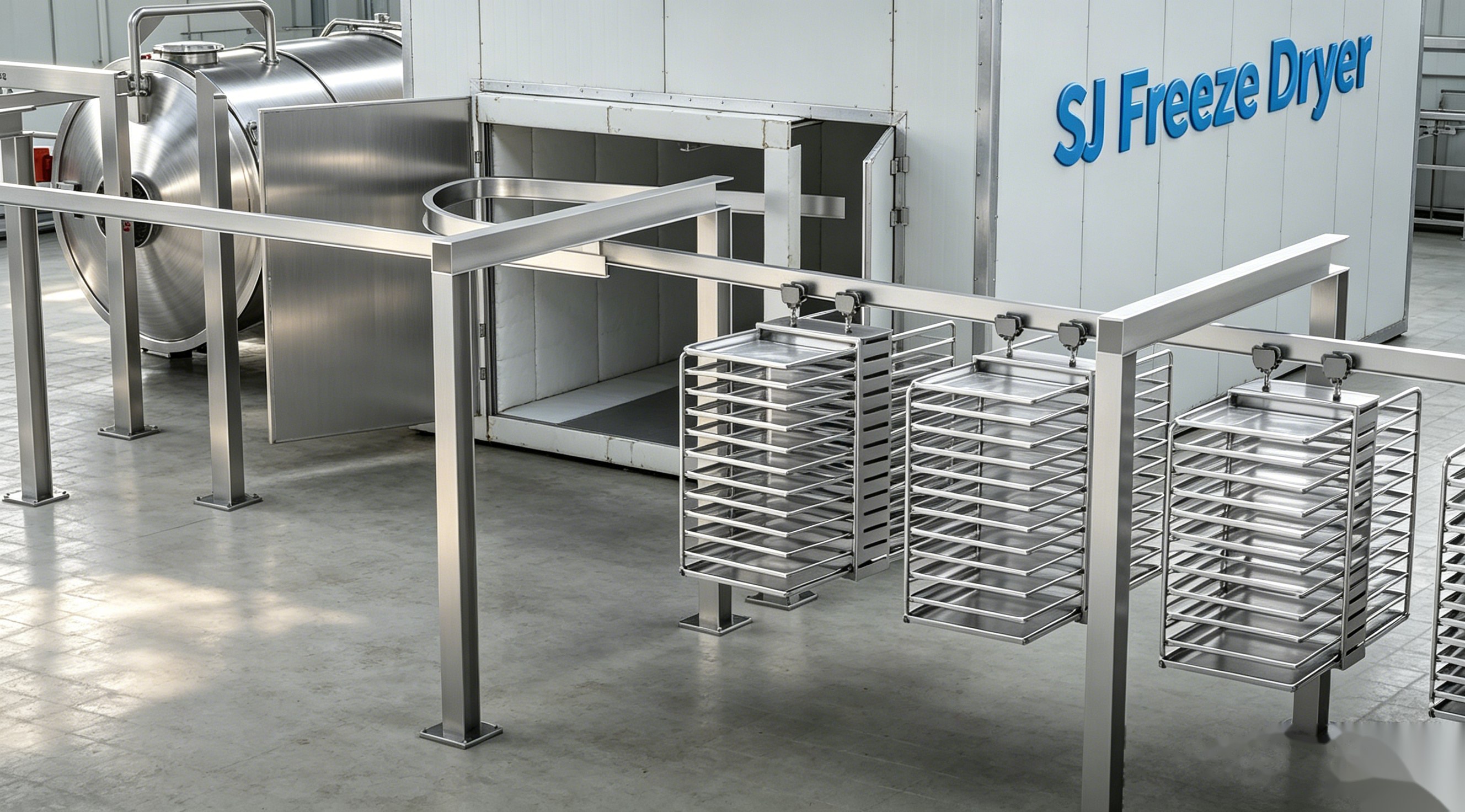 FFD-240 Industrial Food Freeze Dryer (2400 kg/batch) — Industry Food Freeze Dryer reference image