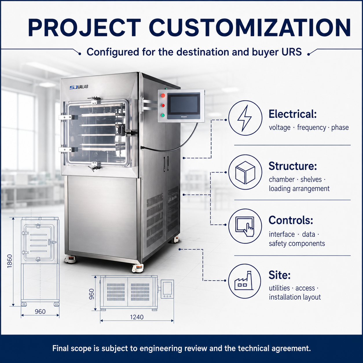 Command SJ-50F(T) — GMP Freeze Dryer reference image