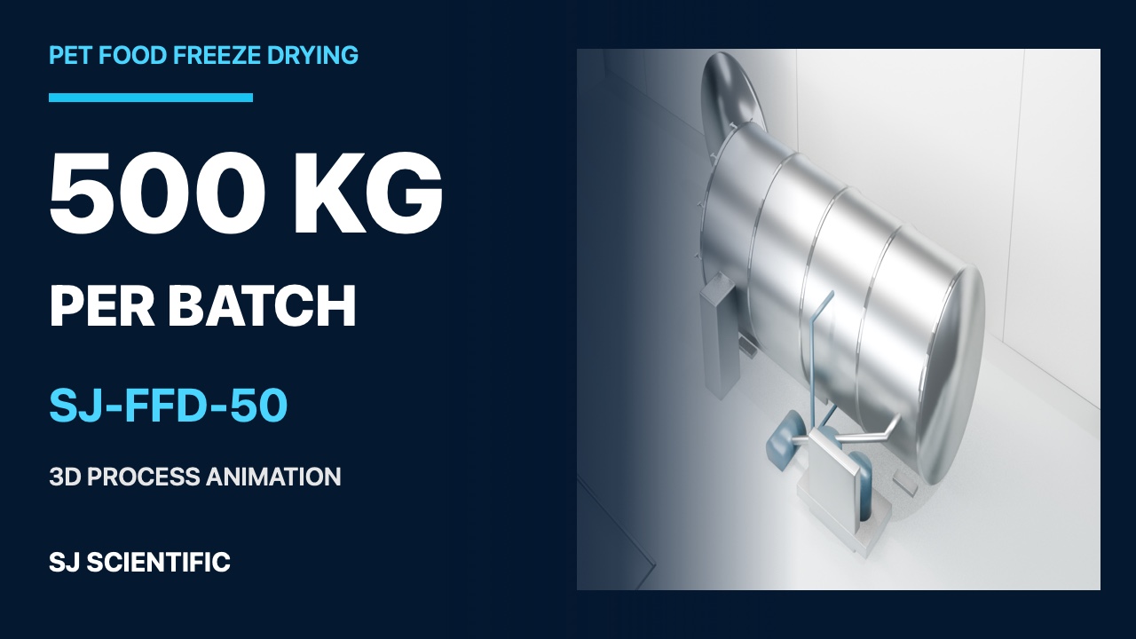 SJ-FFD-50 Pet Food Freeze-Drying Line: 3D Process Animation video cover