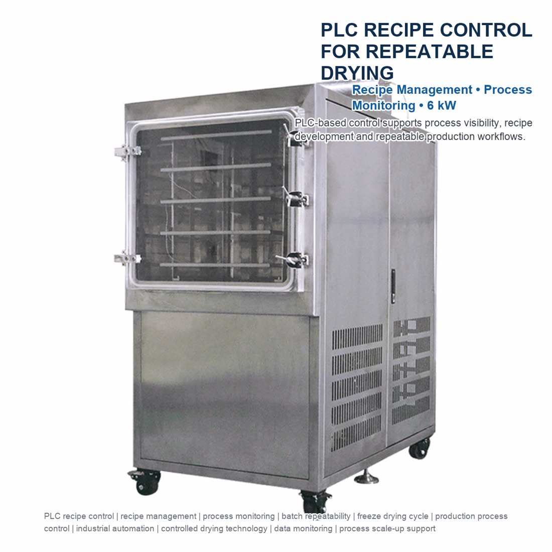 Command SJ-100F(T) PLC control and production lyophilization reference