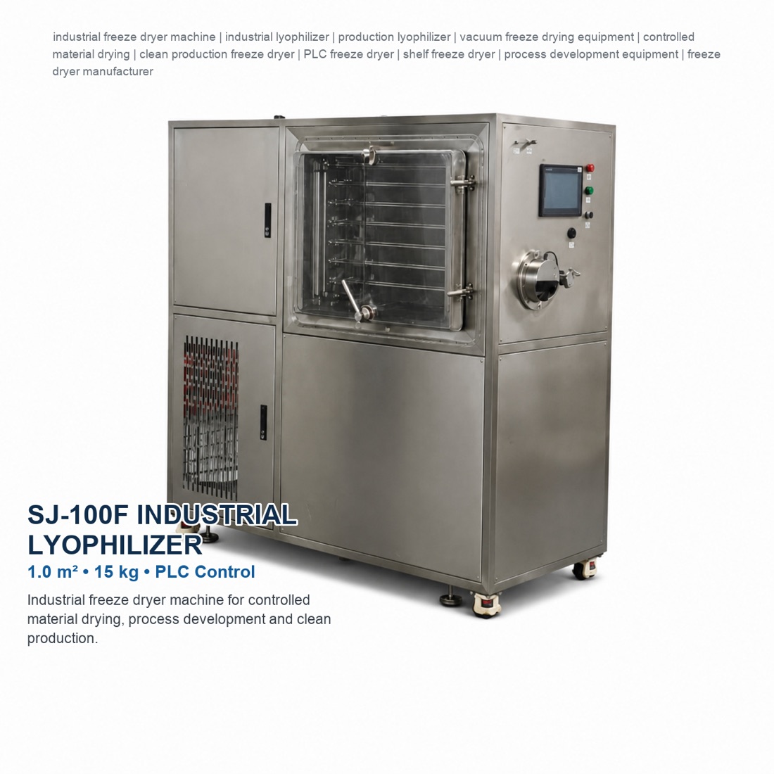 Command SJ-100F(T) pharmaceutical freeze dryer and production lyophilizer reference