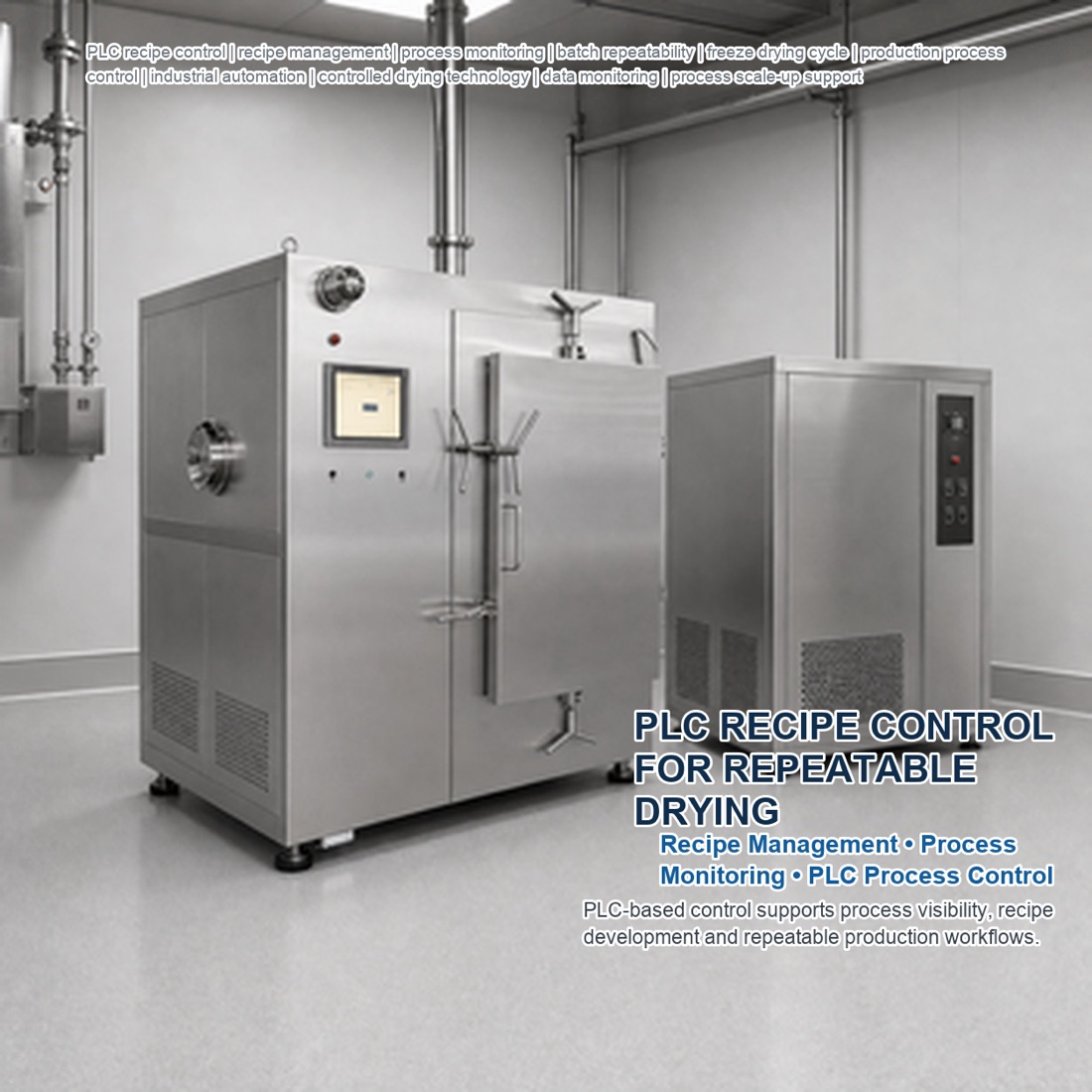 Command SJ-360F(T) GMP Freeze Dryer PLC control and production lyophilization reference