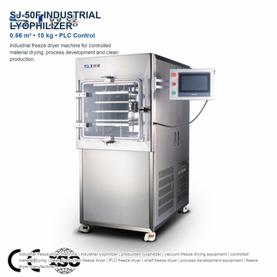 Command SJ-50F(T) pharmaceutical freeze dryer and production lyophilizer reference(配置与应用参考 1)