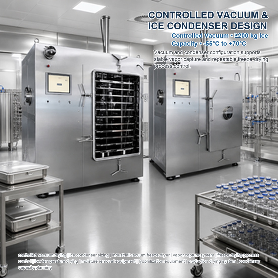 SJ-Command F10M vacuum and condenser system for pharmaceutical freeze drying（配置與應用參考 3）