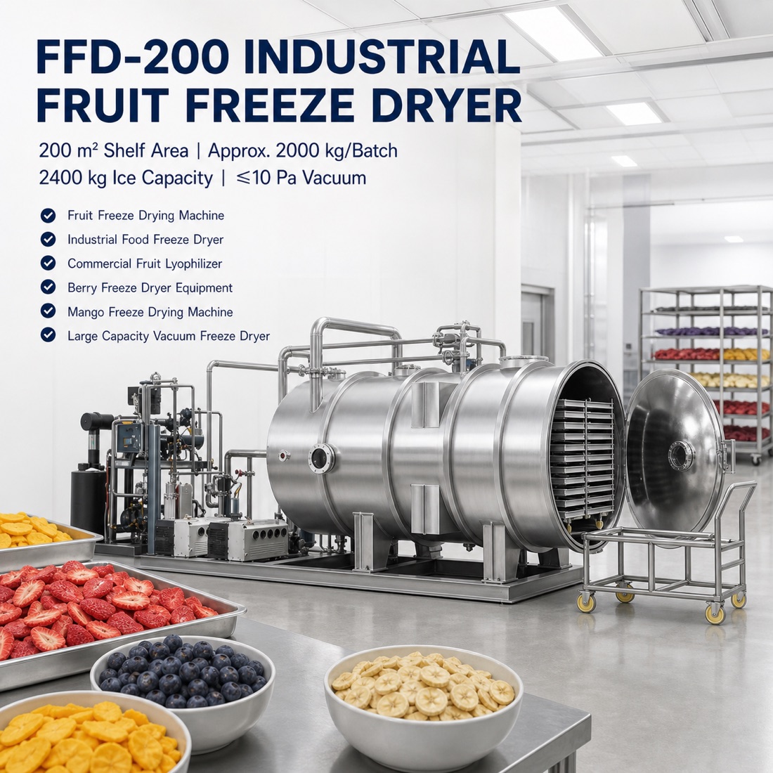 SJ-FFD-200 fruit freeze-drying application（配置與應用參考 3）